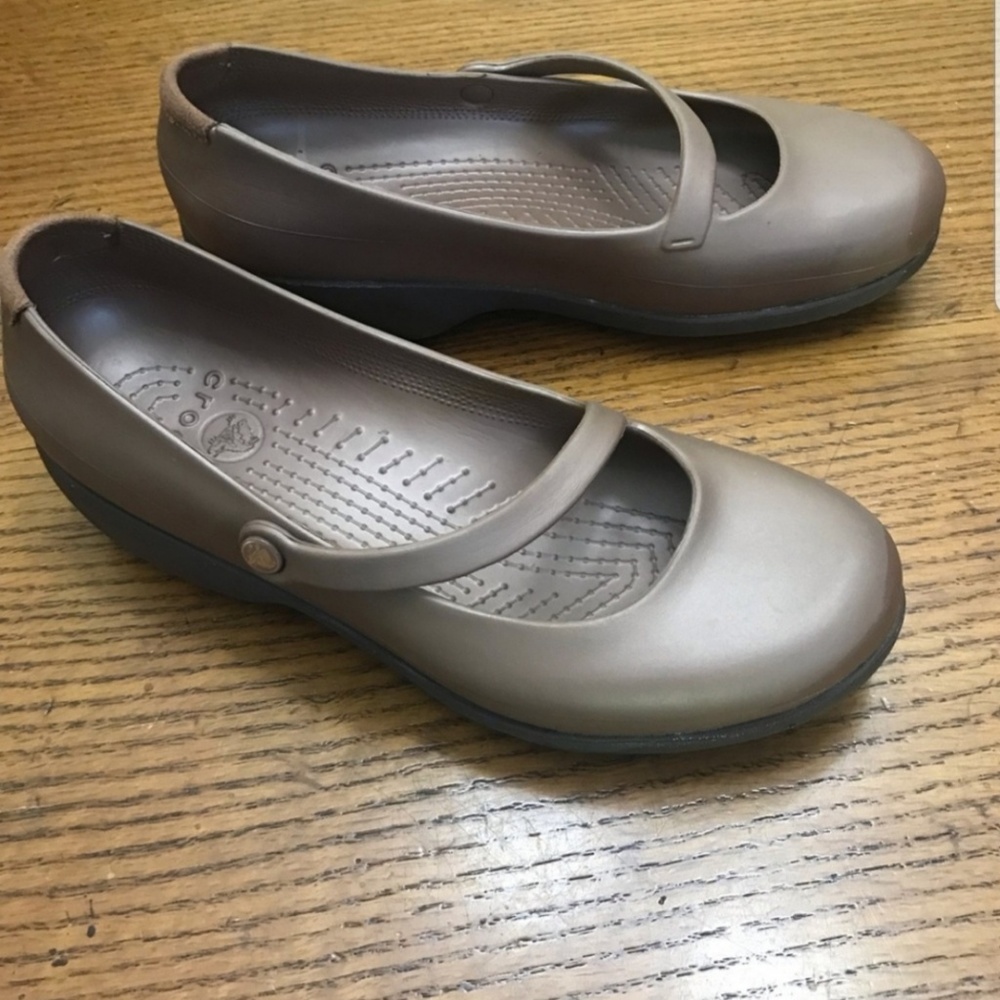 Crocs (woman Metallic brown )